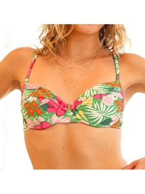 Dippin Daisy Floral Tropical Bikini Set